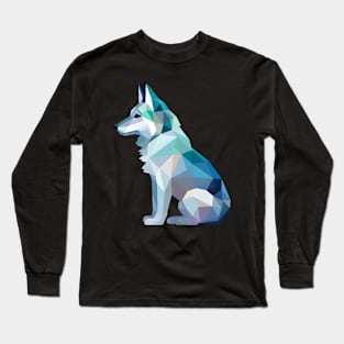 Wolf Blue Ice Long Sleeve T-Shirt